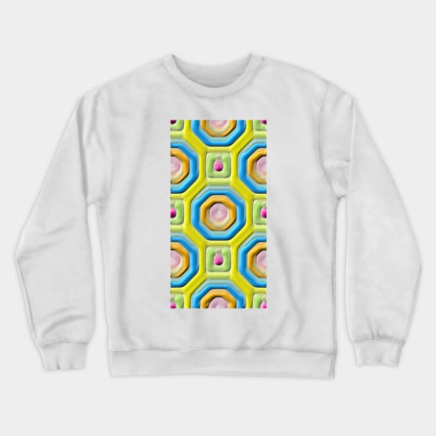 FAAFO ART Seamless Artistic Vertical Patterns 000002 Crewneck Sweatshirt by FAAFO